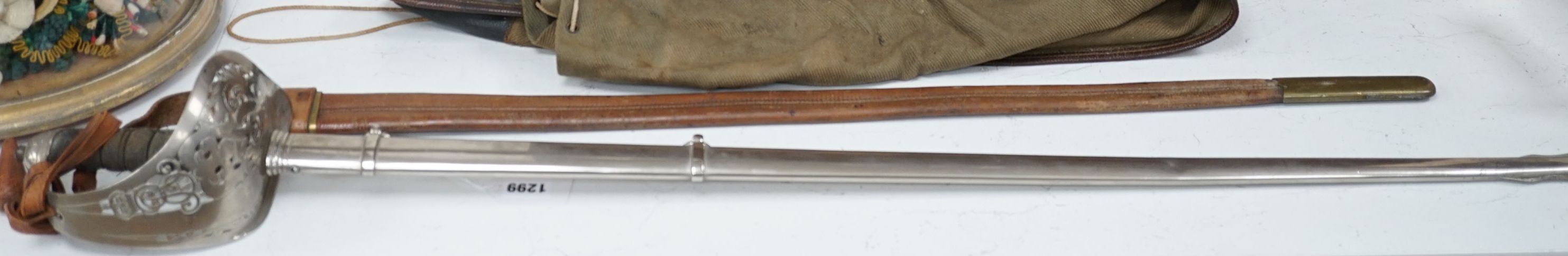 An Edward VII officer’s dress sword - 103cm long